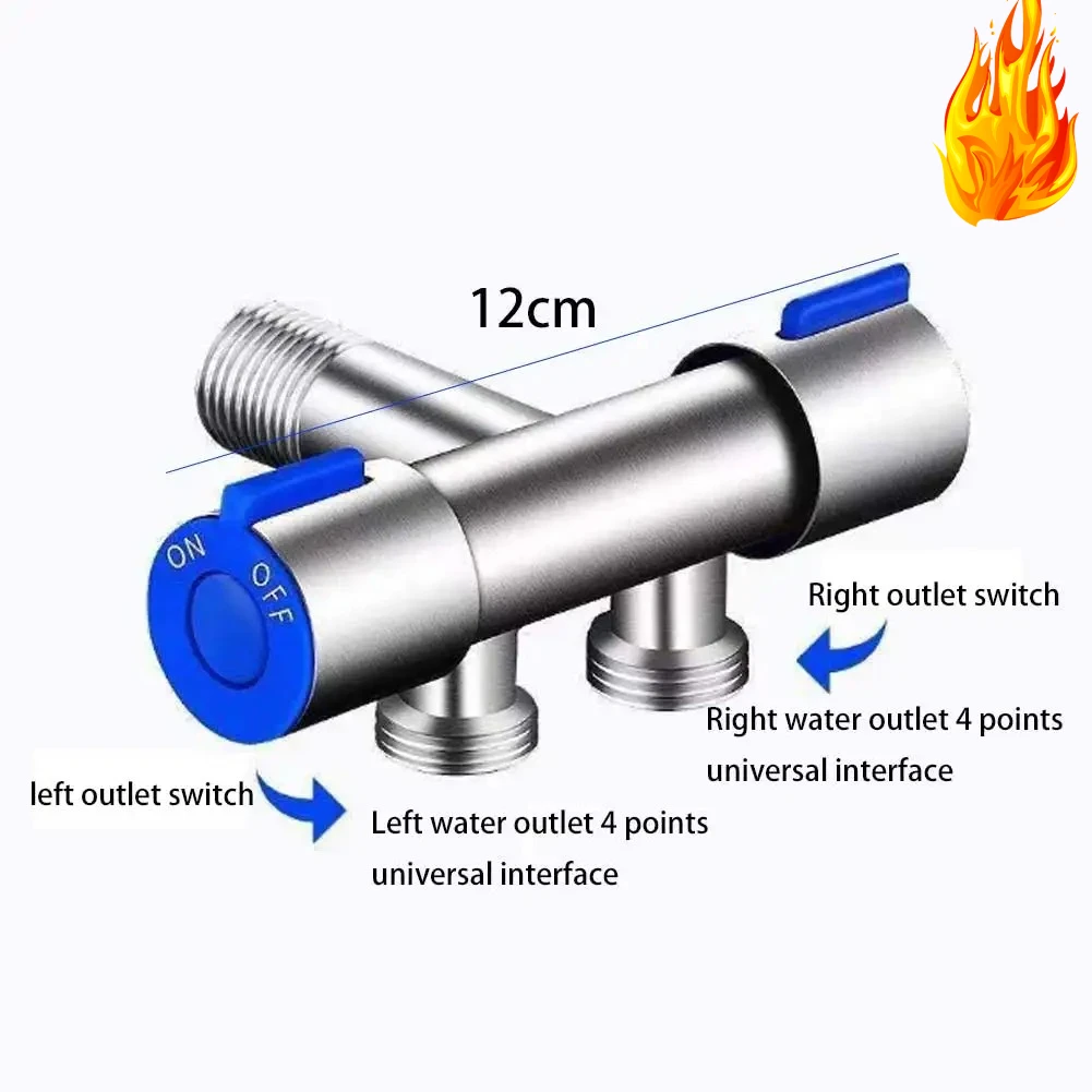 

Смеситель из нержавеющей стали с двойной ручкой - кран для ванной комнаты с холодной водой для стиральной машины, прочная конструкция с одним отверстием