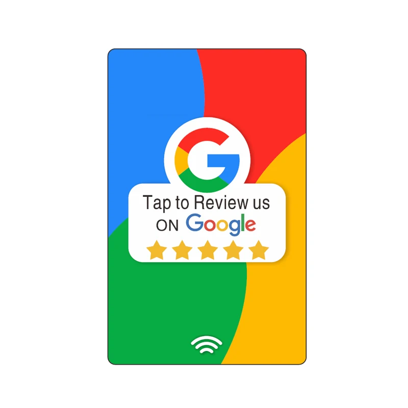 Trustpilot 리뷰 카드 NTAG215 504바이트 범용 NFC 탭 카드 리뷰 증가 Google 리뷰 카드