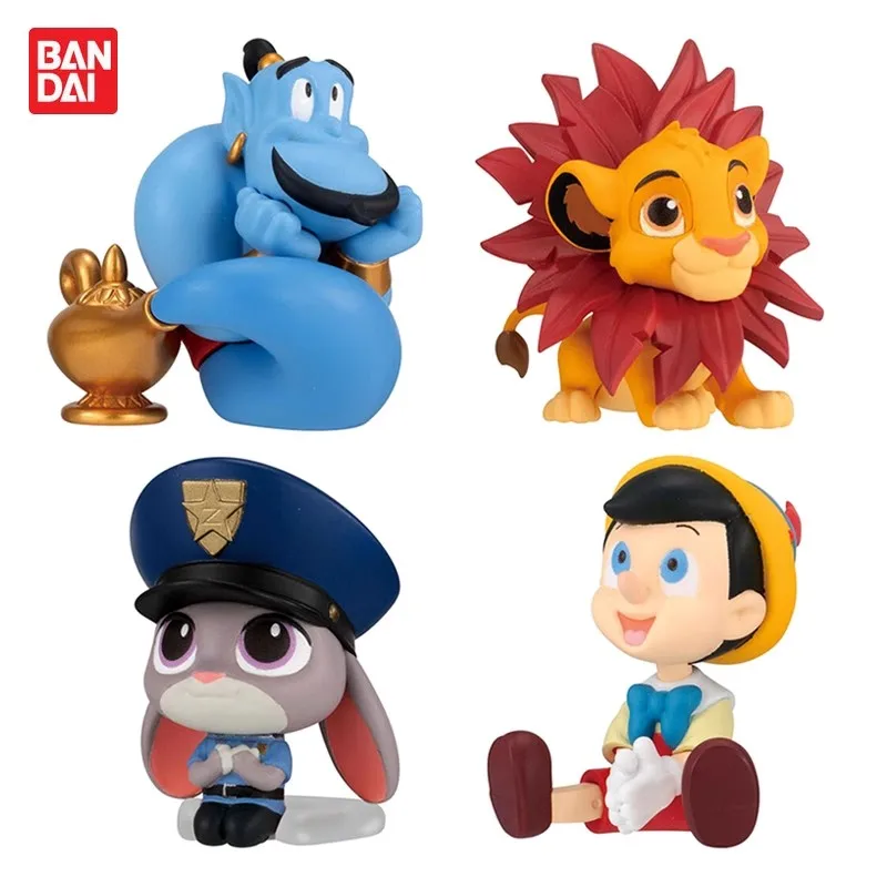 Bandai Original 4 Stücke Gashapon Σitutitutkuu Byd Judi Judy Hopps Disney Anime Figur Spielzeug Für Kinder Geschenk Sammeln Modell Ornamente