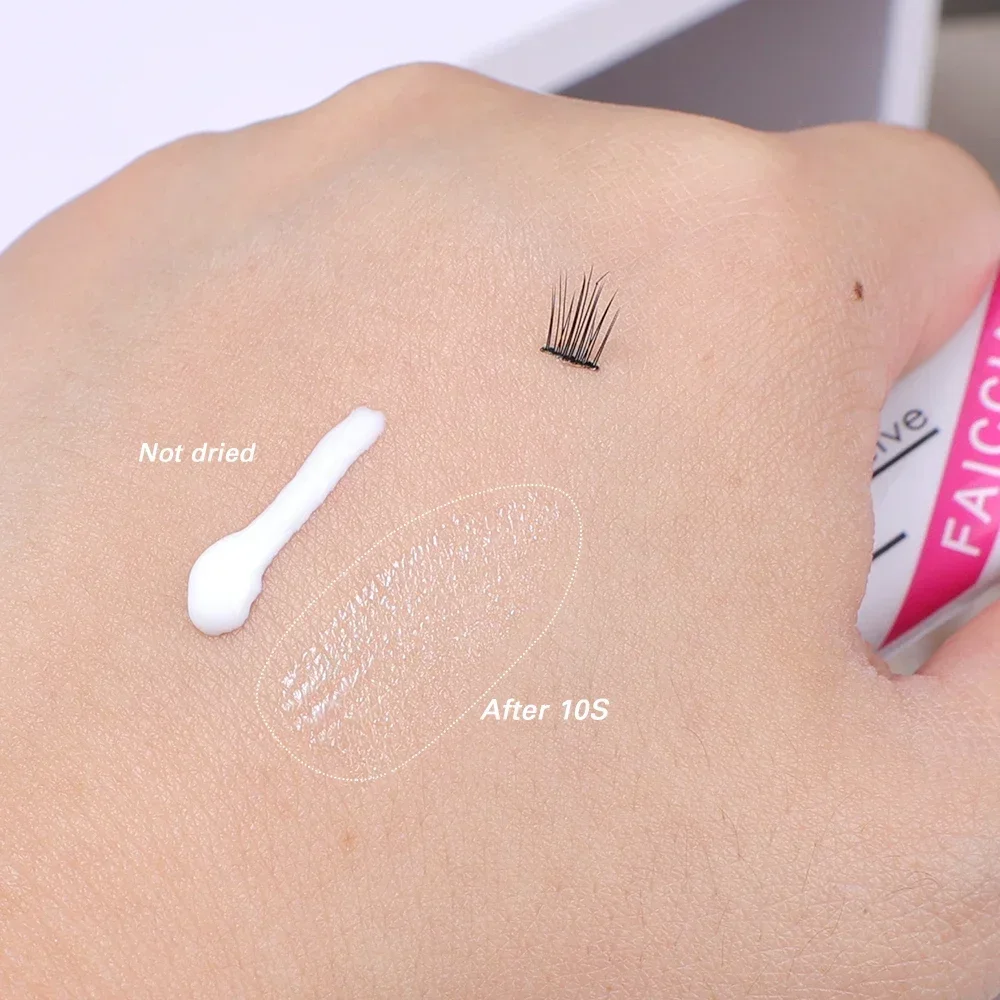 Quick-drying False Eyelash Glue Pencil Magic Waterproof Eyelash Extension Glue Black White Lasting Strong Adhesive No Irritating