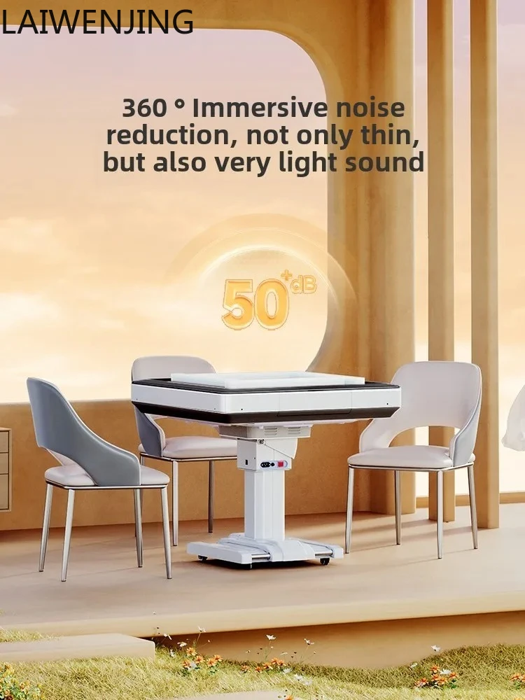 

HLZ американские горки для маджонга, полностью автоматическая бытовая складная машина двойного назначения, стол для маджонга, бесплатная карта