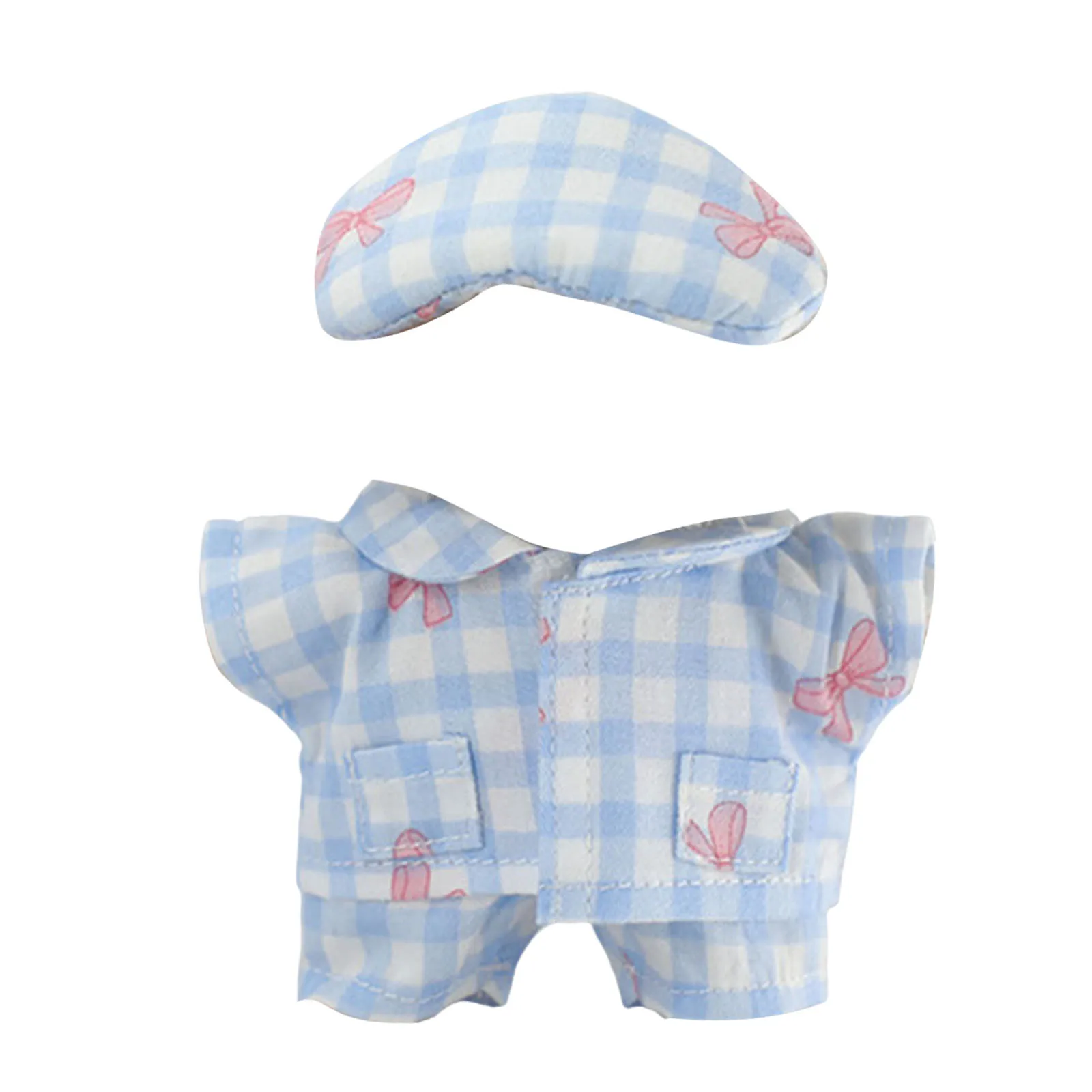 

260 Doll Pajama Set Pendant Cute Doll Checkered Eye Doll Doll Clothes Interchangeable Clothes Mixer With Amp New Playthings