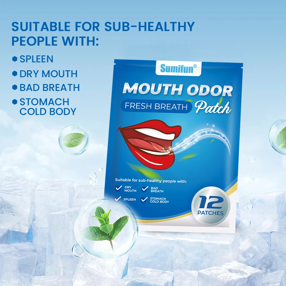 12/24/36Pcs Mouth Breath Freshener Remove Odor Bad Breath Oral Ulcer Removal