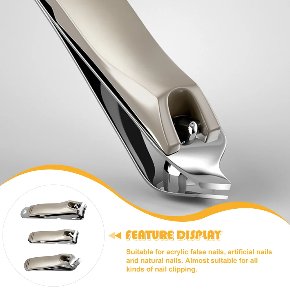 

3 шт. кусачки для ногтей из нержавеющей стали, антикоррозийные, прочные, практичные, гладкая поверхность, эргономичный дизайн для натуральных акриловых ногтей