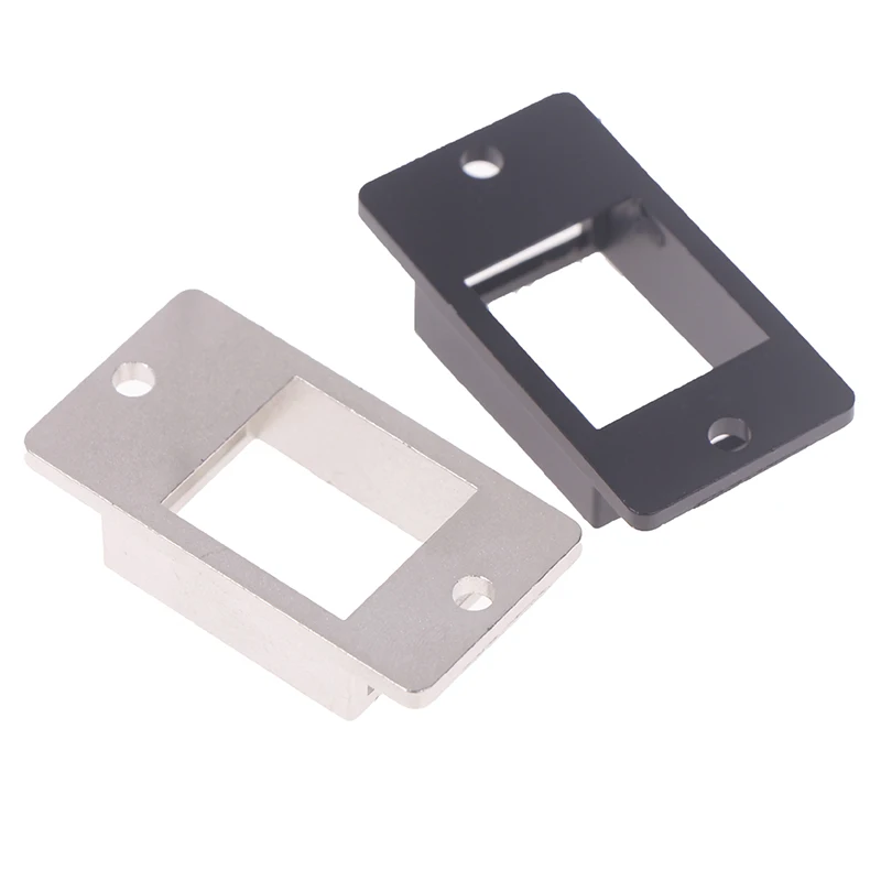 

1 шт. RJ45 1 порт металлический винт металлическая панель монтажный держатель адаптера Keystone длинный пустой кронштейн рамка модуль