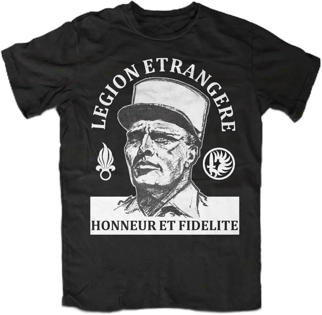 French Legion Etrangere Legio Patria Nostra Men T-Shirt Short Sleeve Casual 100% Cotton Mens T Shirt