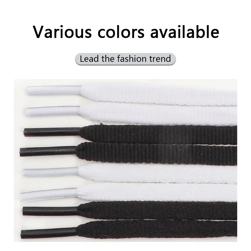 Multiple Lengths Available Flat Shoelaces for Sneakers and Basketball Shoes 6mm Width Laces 90/120/140/160CM Shoe Accessories