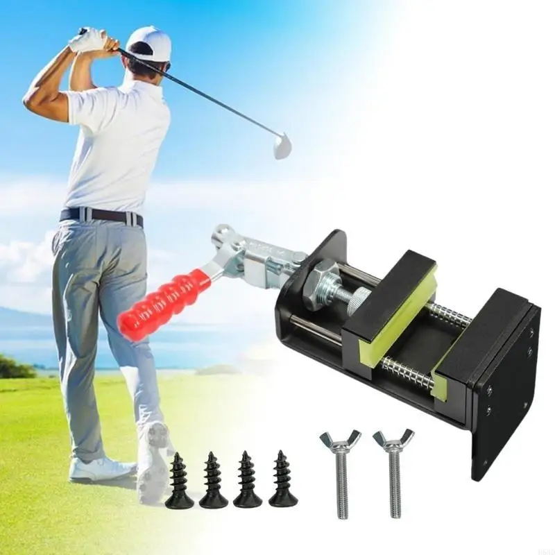 Heavy Duty Golf Club Grip Vise Clamp Golf Club Shaft Clamp Club Grip Remover Gripping Tool Golf Grip Accessories  - view 3