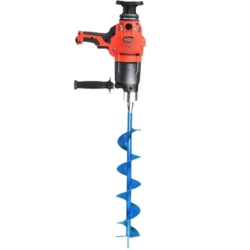 

High-power electric ground drilling, digging, hole punching machine, greenhouse fruit tree fertilization