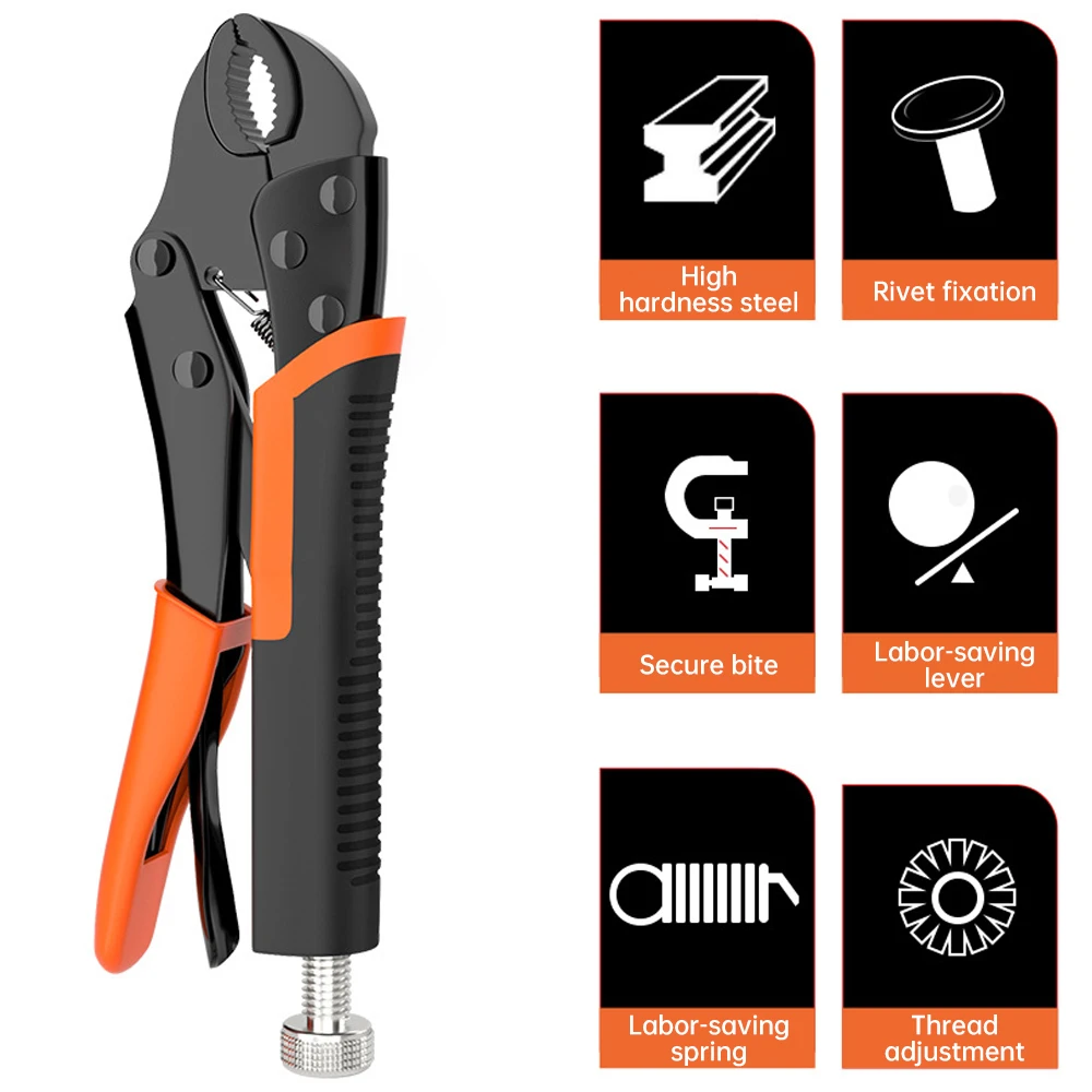 Strong Pliers Multifunction Clamp Tool Industrial Grade Pressure Pliers Woodworking Manual Fixed Universal Pliers 