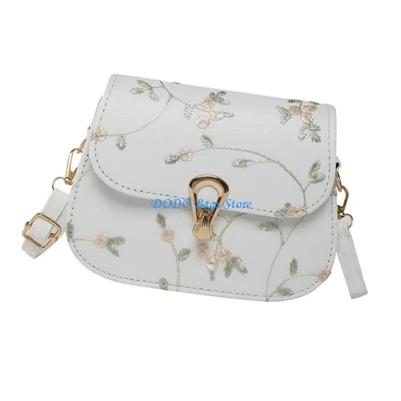 

Women Bag Lace Flower Shoulder Bag Small Square Bag Fashion Crossbody Bag Chinese Stylses Bag for Daily