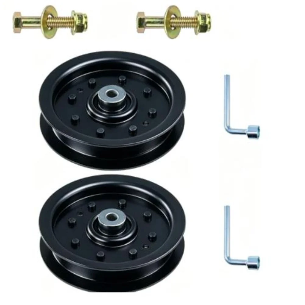 Precision Idler Pulley For Mower Replacement Pulley Gold black Mower Idler Minimizes Vibration Smooth Operation