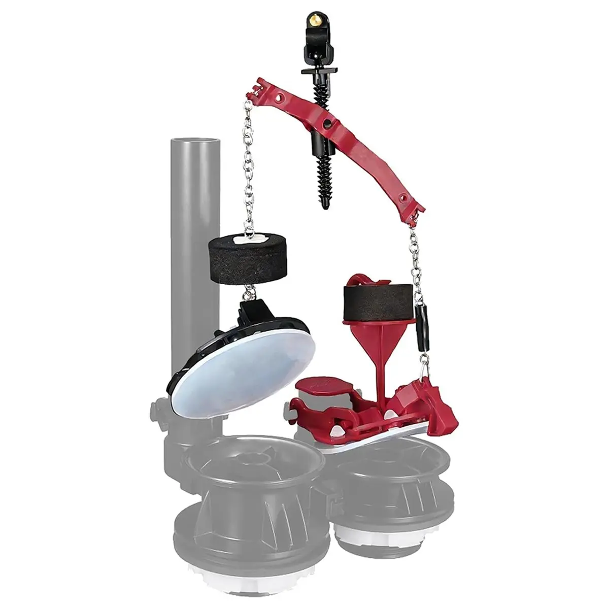 【50% OFF】Toilet Flapper Replacement Kit for 7381657-200.0070A Vormax 3-Inch Dual Flapper Design