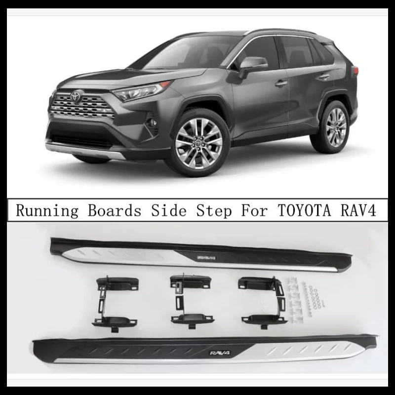 Running Board Side Step Bar Pedals For TOYOTA RAV4 RAV 4 2019 2020 2021 2022 2023 2024 2025 High Quality Nerf Bars Accessories