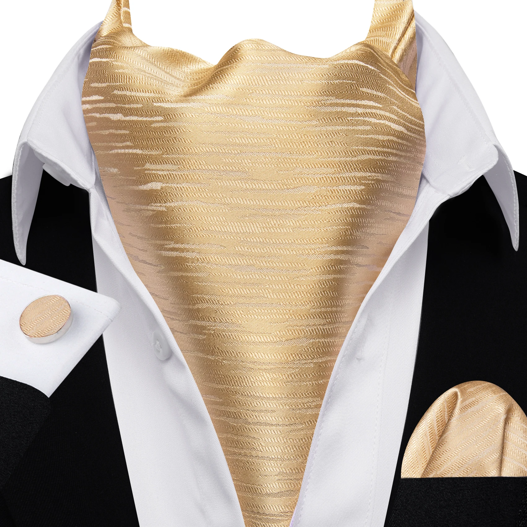 باري وانغ أزياء الرجال أسكوت بيزلي الأزهار الجاكار الأرجواني البط البري الأحمر ربطة عنق Scrunch الذاتي البريطانية مجموعة حفل زفاف رسمي