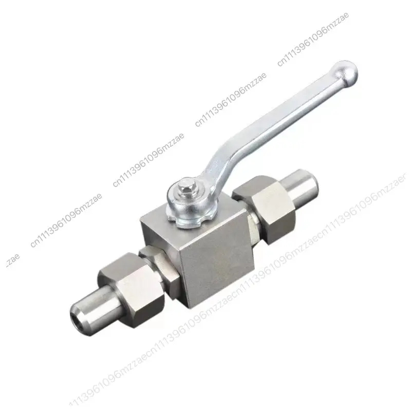 

304 Stainless Steel Welded High Pressure Ball Valve Double Joint Ball Valve YJZQ*J10WJ15WJ20WJ25W Pneumatic Electric