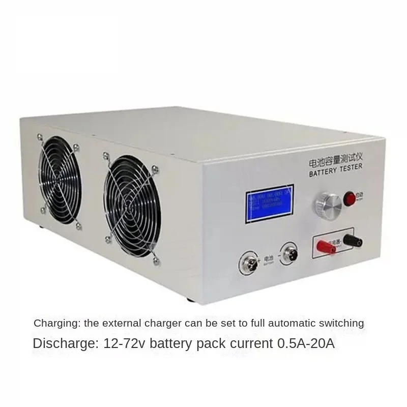 12-72V 20A EBC-B20H Battery Capacity Analyzer, Lead Acid & Lithium Cell Charge Discharge Tester with External Charging Function