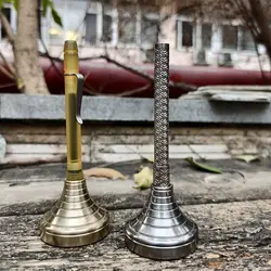 EDC Titanium Alloy Brass Pen Holder Pen Stand Multi-functional EDC Tools