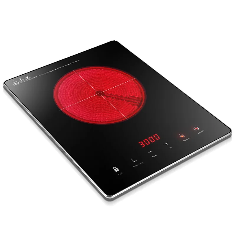 Embedded Induction Cooker Ceramic Cooker High Power 3000W Desktop Induction Cooker