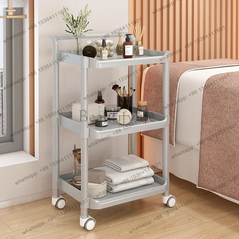 Factory Direct Sales Japanese Style Simplicity Trolley Storable Barber Shop Modern Trolley Designer Multifunctional Furniture Po