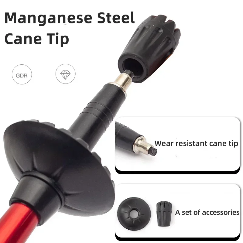 Ultralight Telescopic Trekking Poles 4