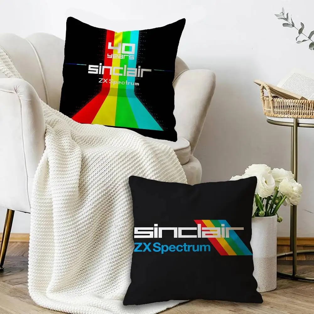 

Retro Sinclair Zx Spectrum 45*45cm Cushion Cover Pillow Cover Decor Pillowcase Home Pillowcase for Couch Pillow