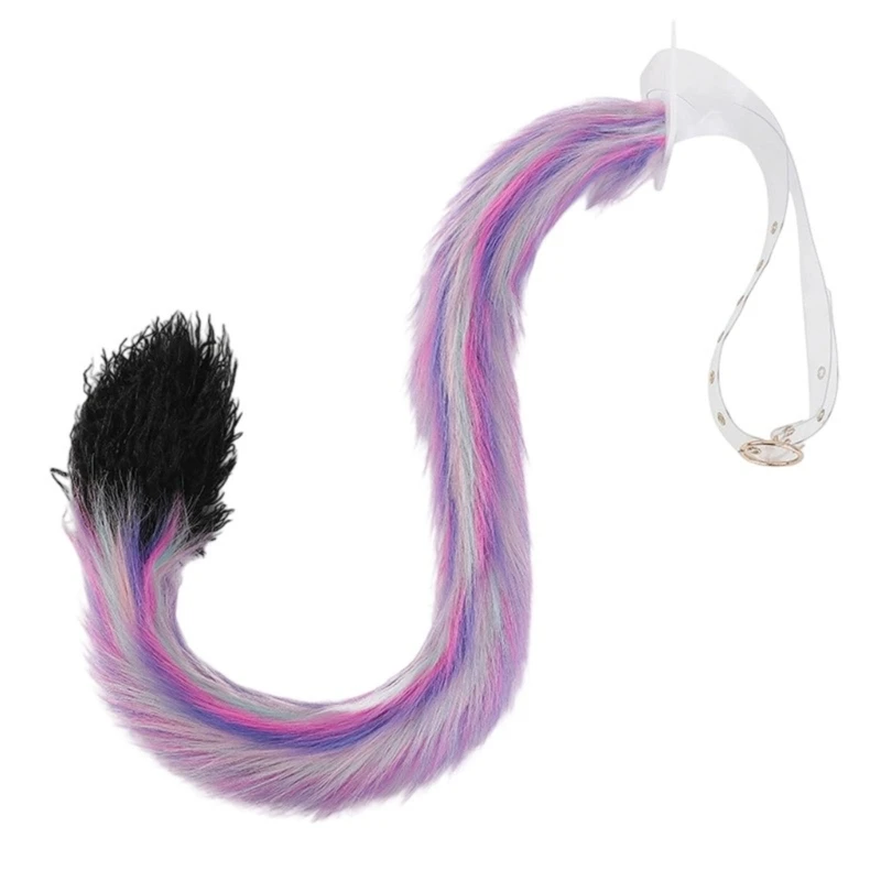 

Furry Cats Foxes Tail Faux Furs Animal Tail Foxes Cats Dog Wolf Tail Cosplay