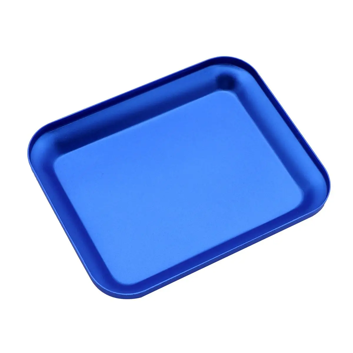 Screw Tray Hardware Parts Holder Blue Square Trays Strong Metal Tool Storage Box Organizer for Mechanic