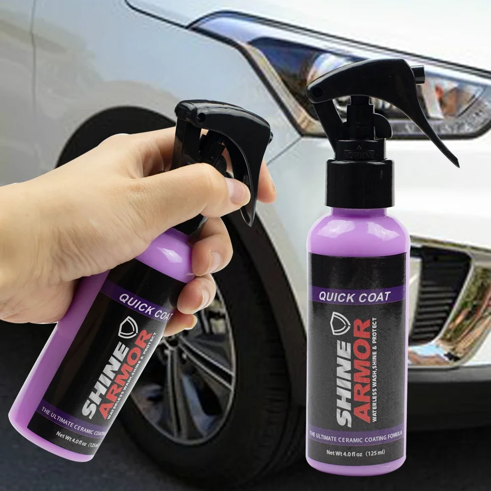 

125ml Nano Ceramic Car Wash Coating Polishing Spraying Fortify Quick Coat Polish Sealer Shine Spray Car Nano Ceramic Paint Care