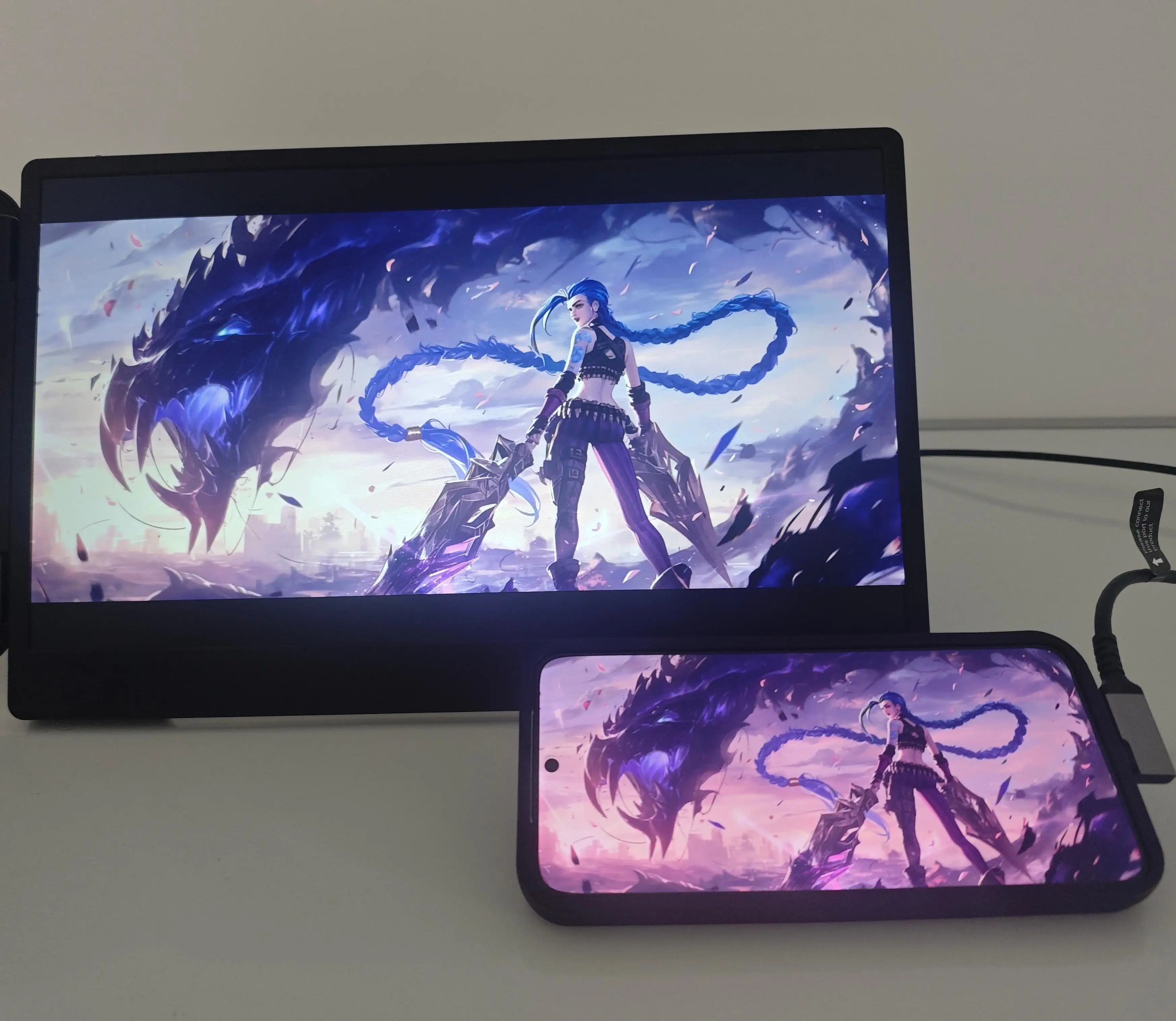 Factory IPS LCD Type C Mini Multi-Port Laptop Stand and Portable Monitor Screen Extender Mobile Display Extension