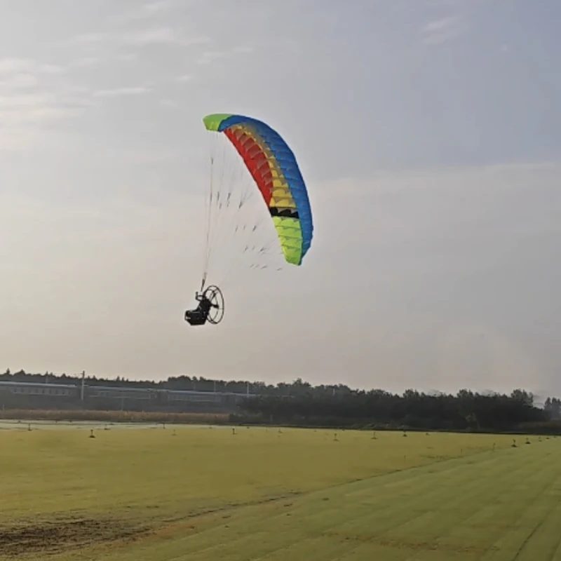1Set 2.4M Wingspan Paragliding Canopy+2216 1400KV Brushless Motor+40A ESC+9inch Paddle+55g Metal Servo RC Powered Paraglider Kit