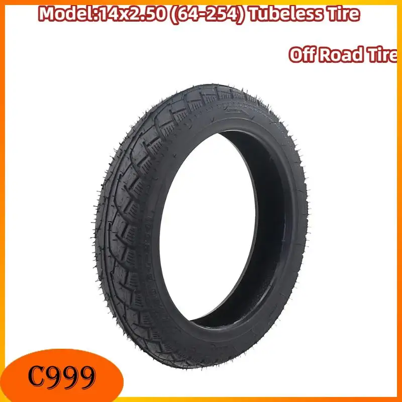 

Off Road Tires 14x2.50 (64-254) Tubeless Pneumatic Tire – Suitable For 14 Inch Scooter Wheels Tyre