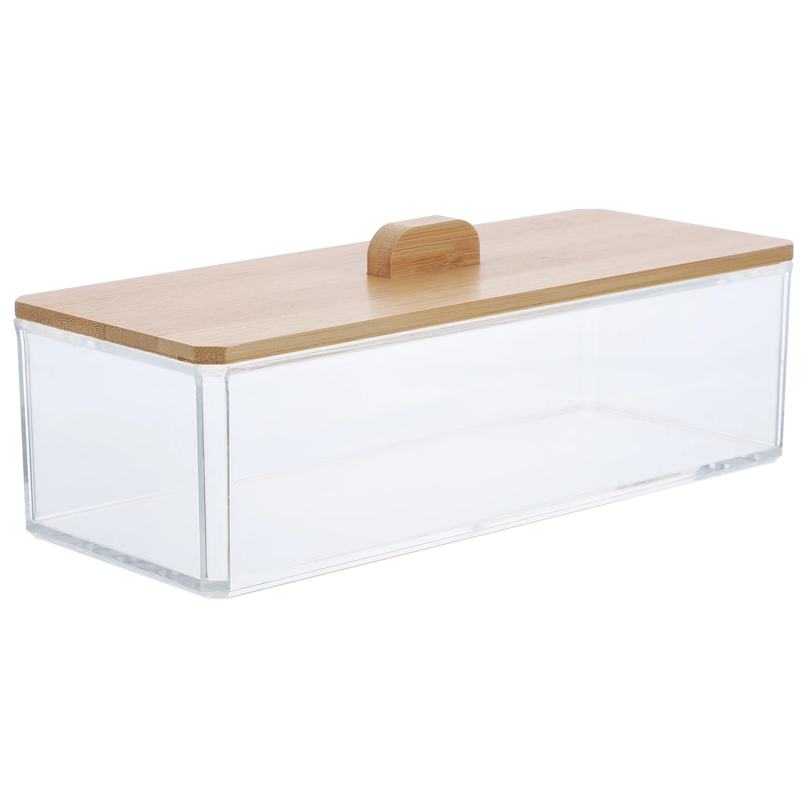 

Acrylic Tissue Box Napkin Holder Container for Dining Table Living Room Bedroom Bathroom Multi function Household Accessory