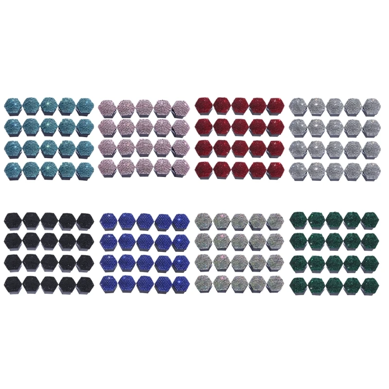 20Pcs 17/19/21mm Wheel Nut Covers Caps Universal Set Fits Most Car Truck Dropship