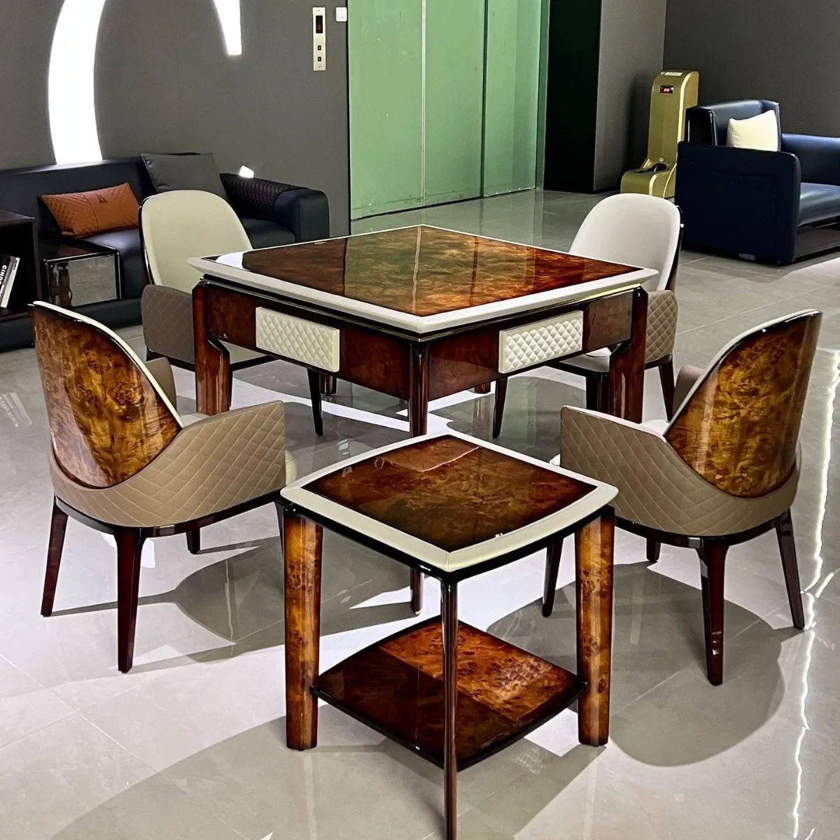 

TT Multifunctional Solid Wood Mahjong Machine Mahjong Table Dual-purpose Integrated Fully Automatic Household