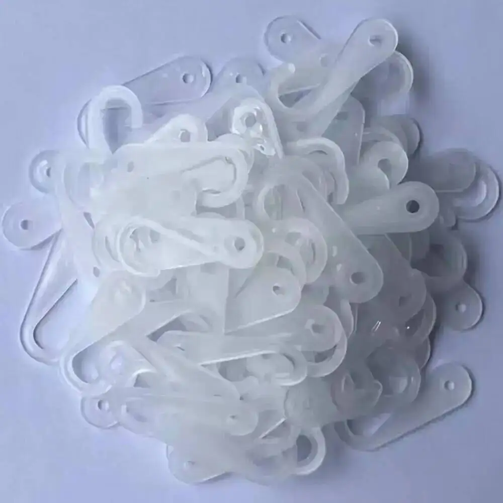 1000 Stück/Lot Kunststoff-Sockenhalter, Produktverpackung, Hängende Kleidungszubehör-Displayclips, Haken, Aufhänger, Halterungen – Detail 3