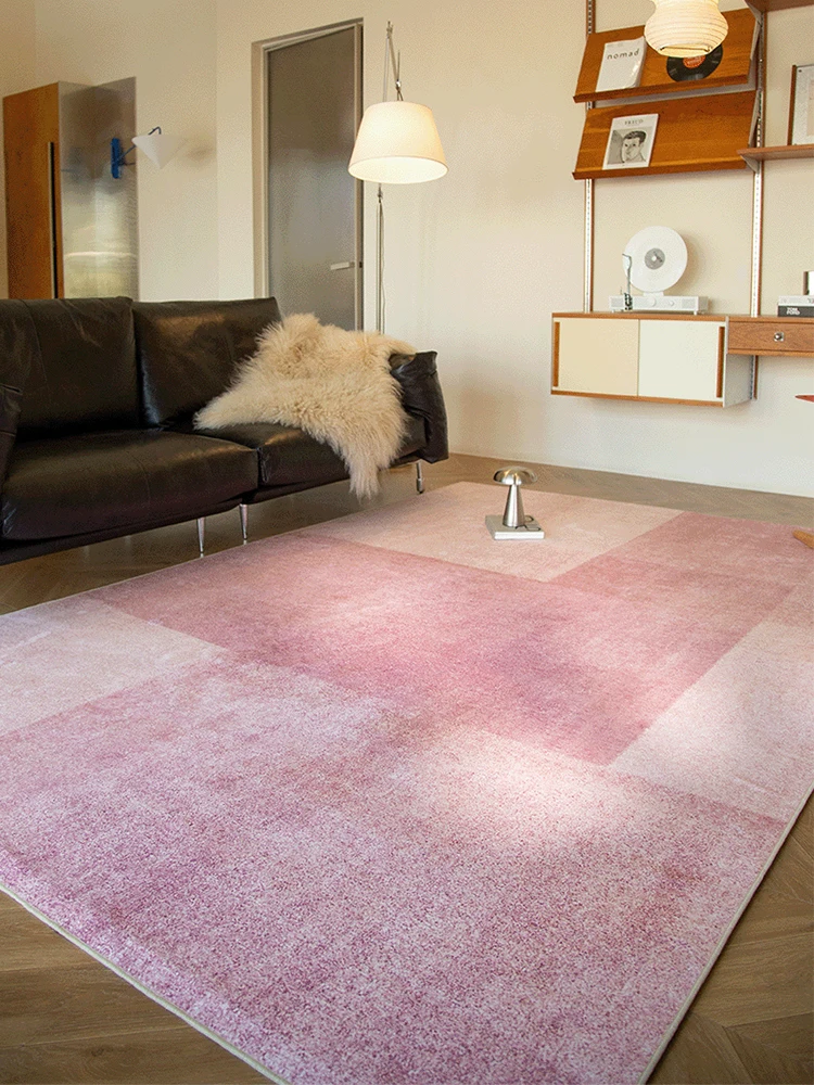 Large Pink Living Room Carpet Removeable Washable Home Area Rug Girl Room Decor Soft Play Mat Modern Anti-skid Home Center Rug