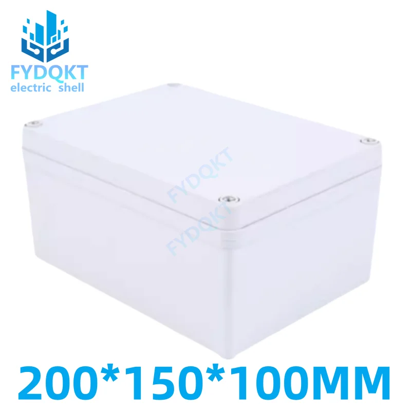 1PCS Gary 200x150x100mm ABS plastic case electronic instrument shell security monitoring high-end  waterproof switch box