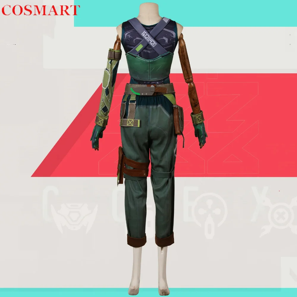 COSMART-Disfraz de Cosplay Valorant Skye, uniforme de fiesta de Anime, juego de Halloween, ropa de rol, nuevo conjunto completo