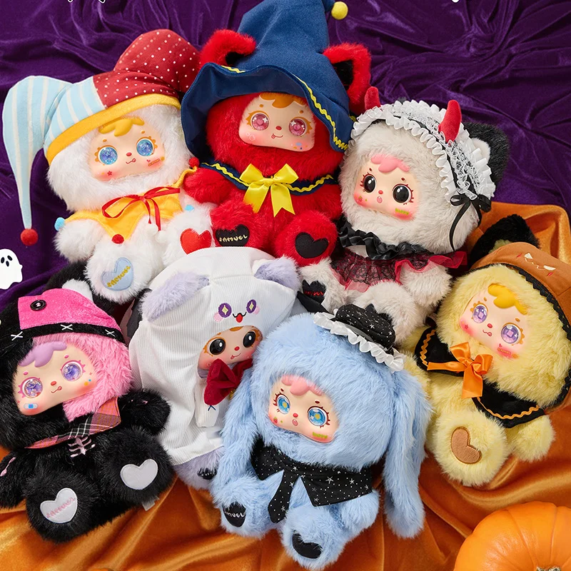 

2025 Three Little Hair Samuel Mischief Diary 400% Plush Blind Box Doll Halloween Surprise Toy Gift