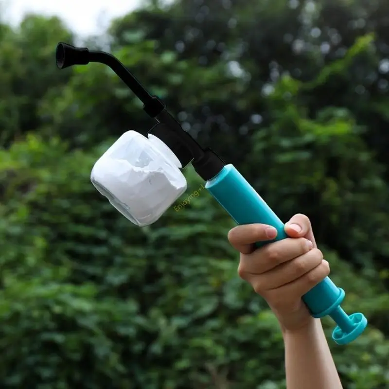 High Capacity Powder Dispenser Sprayer With Ergonomic Air Turbulence Design For Smooth Garden and Home Applications
