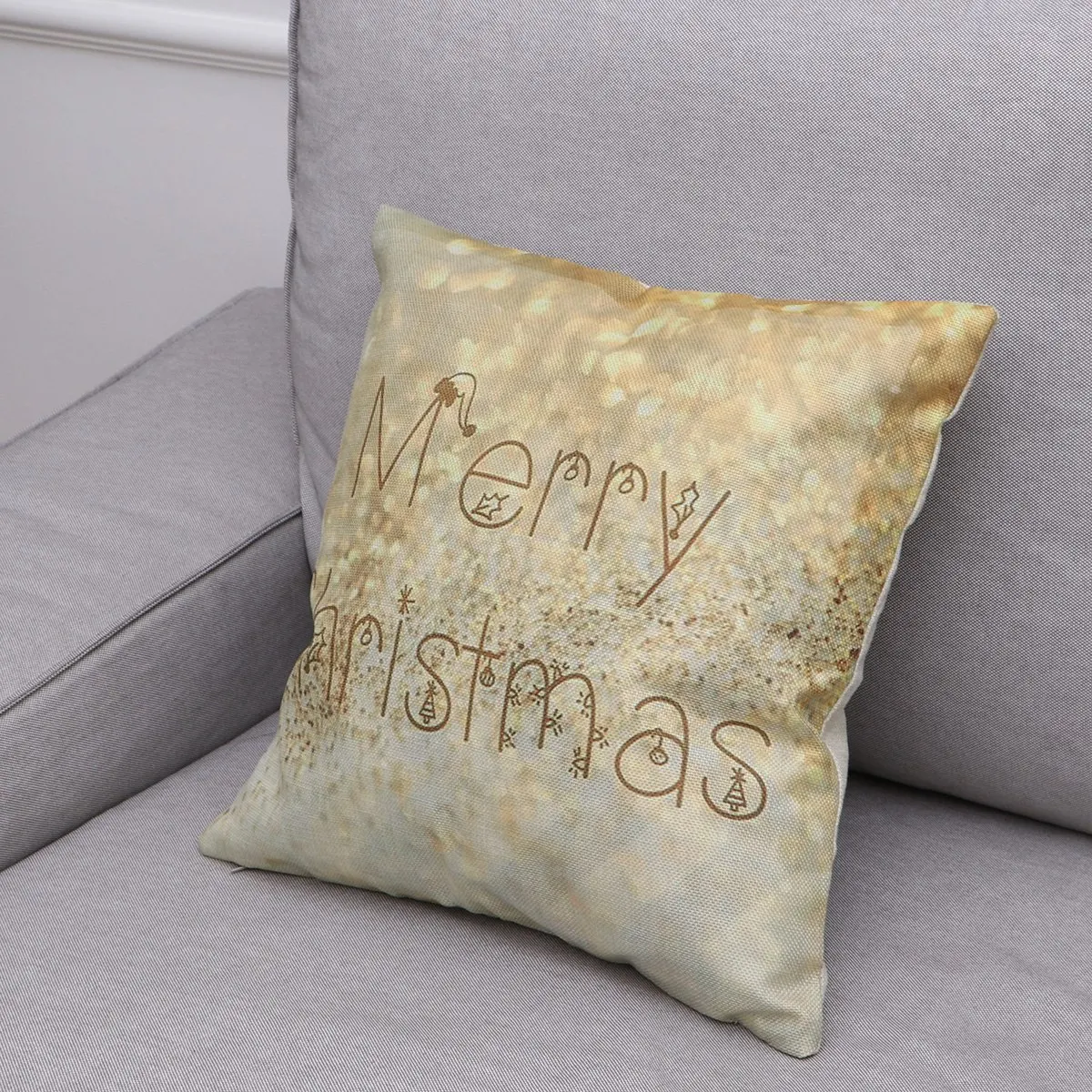 

Creative Pattern Pillow Cover 45x45cm Linen Throw Pillow Cases for Christmas Decor Cushion Cover Home Sofa Bed Chair