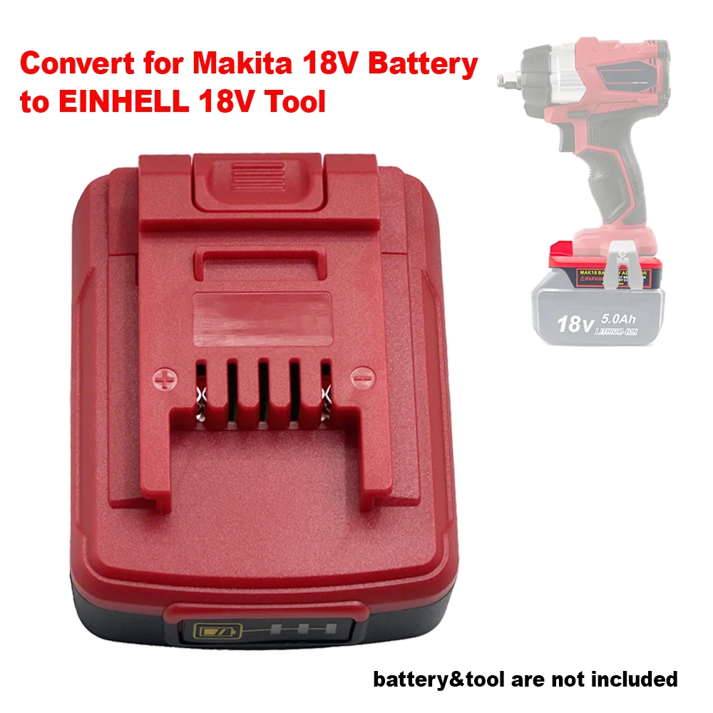 

NEW Battery Adapter Converter Fit For Makita 18V LXT Battery to For Einhell Power X-Change 18V Power Tool