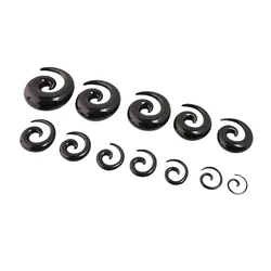 1 pcs/1 pairs Acrylic Spiral Taper Flesh Tunnel Ear Stretcher Expander Stretching Plug Snail MPSTORE