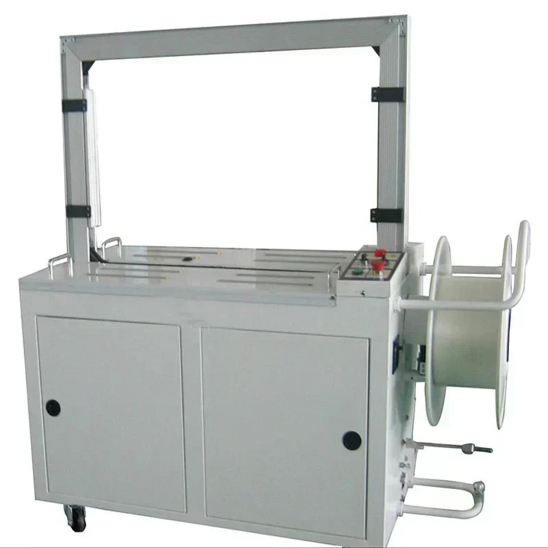 Semi Automatic Corrugated Carton Binding Machine Automatic Box Packing Binding Equipment