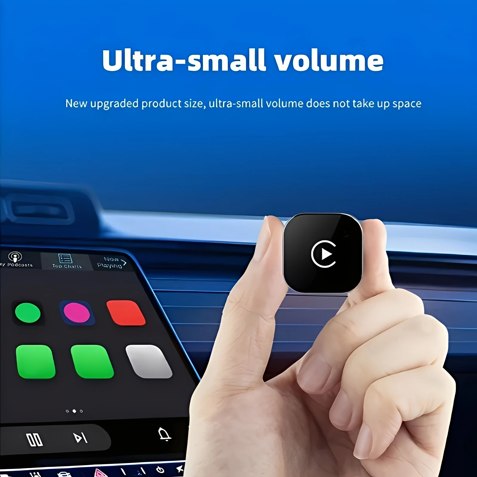 Gallop Sprite Wireless CarPlay Android Auto Adapter USB Dongle Wired to Wireless AI Smart Box Plug & Play Automatic Connection