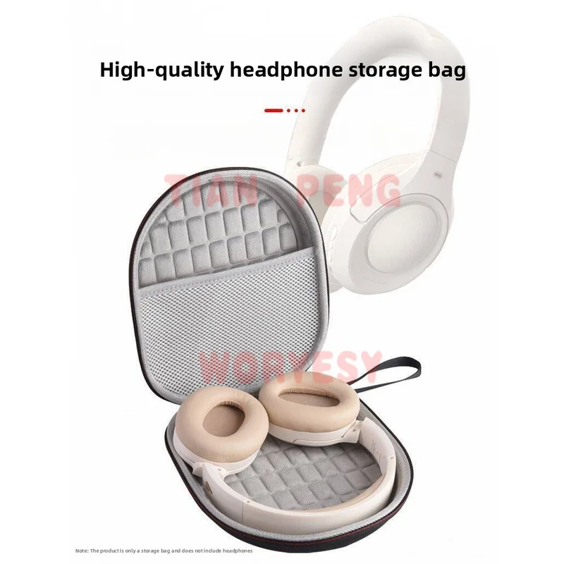 WYORESY pressure resistant storage pouch for iKF King Pro ANC Headphones withstands daily squeeze and stack deformation