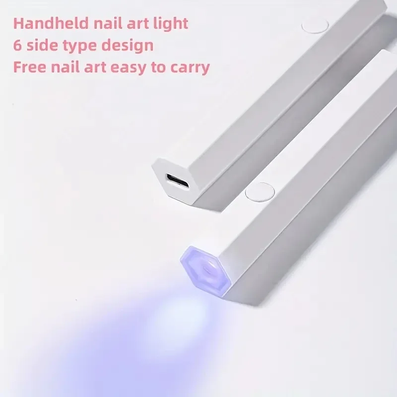 مصباح أظافر قابل لإعادة الشحن، مصباح خبز أظافر محمول لإصلاح الأظافر، مصباح بكلمة واحدة لتصفيف الأظافر