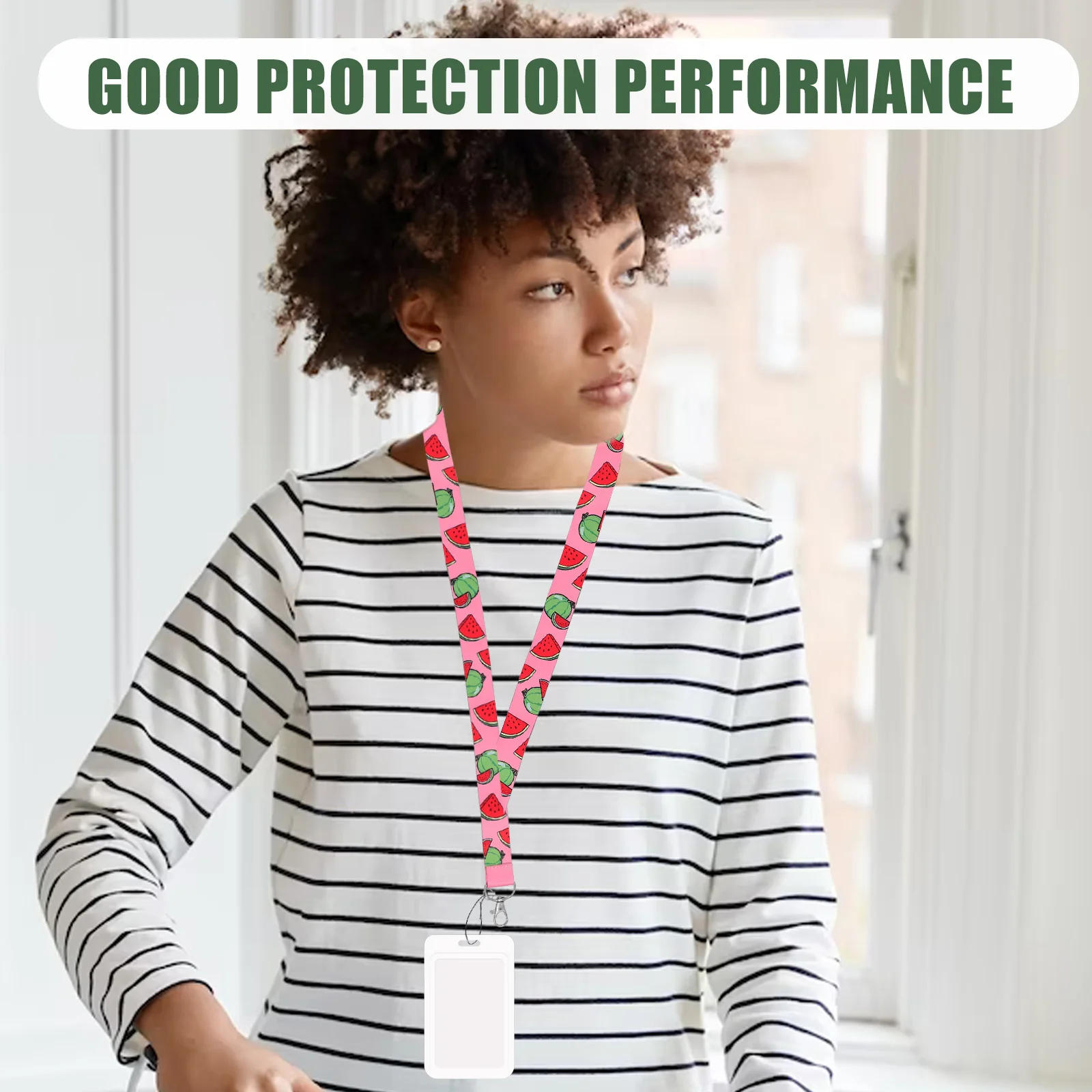 

3Pcs Id Card Lanyards with Clip Portable Badge Holder Lightweight Comfortable Neck Strap for Daily Use Outdoor Travel Work