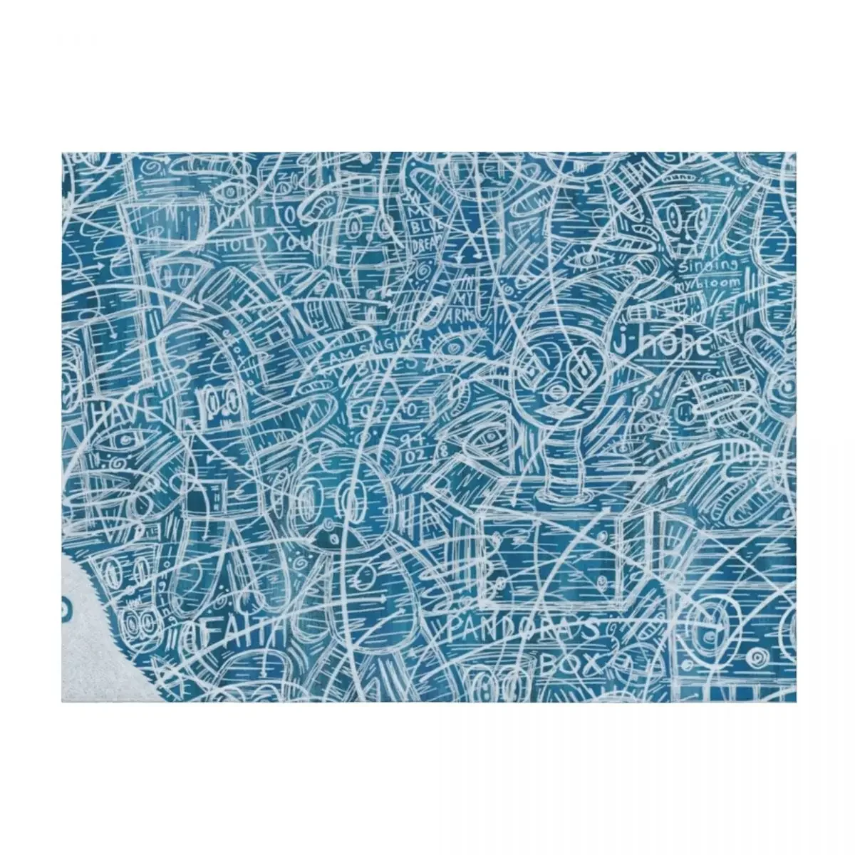 

Blue side jhope Throw Blanket Weighted christmas gifts Sleeping Bag Winter beds Blankets
